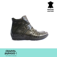 Pierre Cardin 8446 Black, Sepatu boots casual pria Pierre Cardin