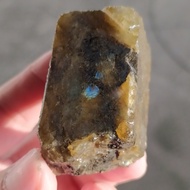 Rainbow Labradorite Crystal Rough Material MC02248