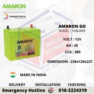 AMARON GO NS60S | 55B24RS AUTOMOTIVE CAR BATTERY