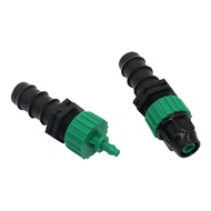 3Pcs 4mm, 8mm to 16mm Hose Quick Connector Garden Irrigation Pipe Joint Adapter
