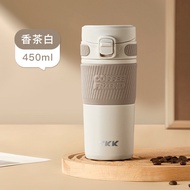 แก้วกาแฟ TKK ทรงสี่เหลี่ยม 316 สแตนเลส สำหรับคู่รัก สำหรับใช้ในออฟฟิศ แยกชา สำหรับผู้ชาย แก้วน้ำอุ่น