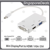 3 IN 1 MINI DISPLAYPORT TO HDMI VGA DVI ADAPTER MINI DP TO VGA HDMI DVI MINI DISPLAY PORT CONVERTER FOR LAPTOP