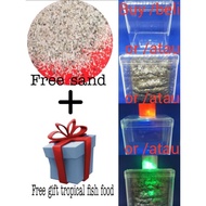 Ready Stock Betta Tank / Plastic Akuarium /Plastik Bekas Ikan Laga