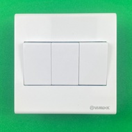 3 Sino 16A Square 2-Way Switch S98CC Series - Square Face Match S98CC3M