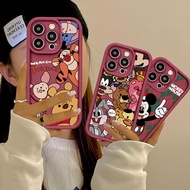 Cute Winnie The Pooh Bear Tigger Casing For OPPO R11 R11S RENO 2 3 4 5 6 Pro Plus Soft Cover Shockproof INS Silicone Bumber Cartoon Phone Case Phone Case