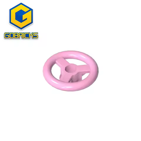 Gobricks GDS-2131 Steering Wheel Small, 2 x 2 compatible with lego 30663 Assembles Building Blocks c