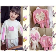 Girls Suits/Girls Gymnastics Sportswear/ST Kids BUNNY RIBBON DUSTY SL