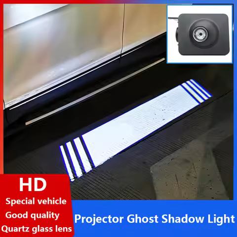 For Ford Focus Kuga Mondeo V MK4 3 Escape ST Line Grand C S Max Car Rearview Mirror Welcome Light Mo