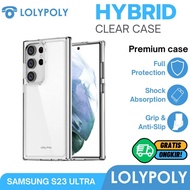 Lolypoly Case Samsung S23 Ultra Hybrid Clear Casing