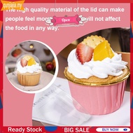50 Pcs Plastic Lids Disposable Dome Lids Muffin Cupcake Cup Lids Baking Supplies