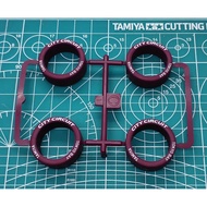 Tamiya Ban Low Friction Maroon City Circuit Medium Original