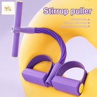 Pedal Pull 6 Tube Tension Rope Foot Pedal Puller Pedal Rally Belt Sit Up Exercise Equipment penarik 
