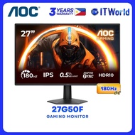 AOC 27G50F - 27" 1920x1080 FHD / 180Hz OC / IPS / 4ms GTG, 0.5ms MPRT Adaptive sync Gaming Monitor