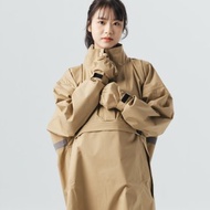 KiU 空氣感5秒快穿套頭式雨衣 - 卡布奇諾 - 卡其一般尺寸