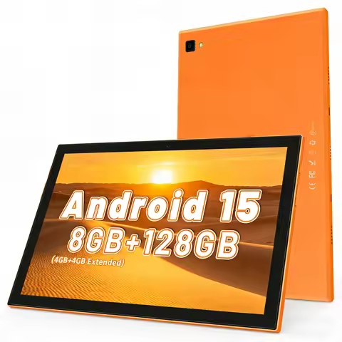 ANRY 10 Inch Android 15 Tablet 8GB(4+4GB Extended) 128GB 1280*800 HD Octa Core A537 5000mAh Battery 