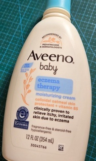 Aveeno Eczema Therapy 濕疹&滋潤霜 (Daily Moisturizing Cream with Oatmeal)