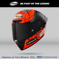 SUOMY HELMET S1-XR GP BAGNAIA REPLICA WITH SPONSOR (DUCATI & LENOVO LOGO) GLOSS