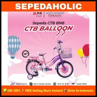 Inc Ppn- Sepeda Anak Perempuan Bnb Ctb Balloon Ukuran 12 &amp; 16 Inch