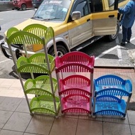 Rak tingkat Plastik /Plastic Rack kitchen /Rak serbaguna /Storage rack /AppleLady Rak Kicap