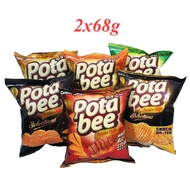 Potabee Potato Snack JUMBO Size - Net 68gx2