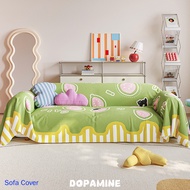 Dopamine Sofa Towel Cream Style Four Seasons Universal Imitation Linen Blanket Living Room One-piece