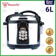 Butterfly BPC-5069 BPC5069 / BPC-5068 BPC5068 Electric Pressure Cooker 6L Fast cooking Periuk Tekanan 压力锅 Ediyonline Ediy