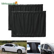 Pack 2Pcs Universal Van SUV Window Anti-UV Sunshade Visor 50*39cm Vehicle Accessories UV Kit Auto Adjustable Curtain