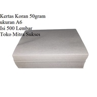 500 Sheets of A6 Newspaper Paper 50 grams