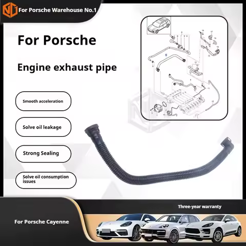 For Porsche Cayenne 958 3.6L V6 2011-2018 Engine Emissions System Vent Tube 95510724700