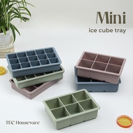 [TEC]MINI Mold Container/Kaldu/Ice cube Ice cube Tray Ice cube Storage Box Refrigerator Freezer Ice cube Holder Ice cube Mold Box Magic Ice cube Silicone Ice Storage Box Cold Fridge Freezer Ice cube