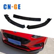 PP Material Front Shovel Three-Segment Front Lip Bumper Lip For Ford Focus MK4 2019-ON