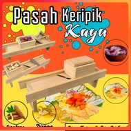 MERAH Onion slicer Onion slicer Red onion slicer made of wood