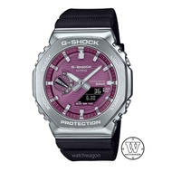 [Watchwagon] Casio G-Shock GBM-2100A-4B Burgundy Dial Resin Band Tough Solar Bluetooth Smartphone Li