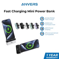Anvers Power Bank Mini with Stand 5000mah PD 20W Fast Charging Portable Charger for iphone/Samsung
