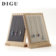 Di Hanger Board Multifunctional Display New Necklace Solid Wood Jewelry Simple Display Storage Props