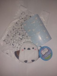 日本北海道 銀喉 長尾山雀 雪之妖精 Shimaenaga coins bag 散銀包 包平郵