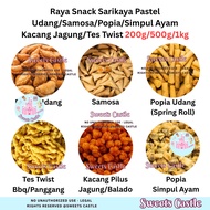 Halal Raya Snack Sarikaya Pastel Udang / Samosa / Popia / Simpul Ayam / Kacang Jagung / Tes Twist 20