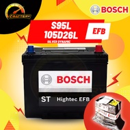 S95 Bosch ST Hightec EFB S95 S95L NS70 105D26L EFB Car Battery | Bateri Kereta | Stop Start Battery 