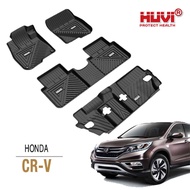 HUVI car floor mats for Honda CR-V 3D (7 seats) 2017+