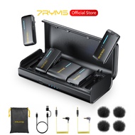 7RYMS iRay DW40 Four-channel Mini Wireless Lavalier Microphone, 2.4G Wireless Clip on Microphone wit