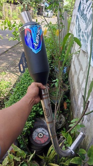 knalpot mio sporty/mio soul inlet 45 smuffracingexhaust.gratis braket penyangga