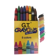 Crayons Crayola G.T 8 color Non-Toxic and Safe for Kids School Supplies