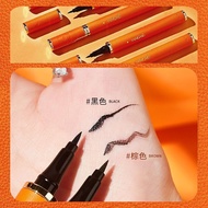 Boutique [Fake One Compensate Ten] Yangmei High-End Emma Orange Leather Eyeliner Waterproof Sweatpro