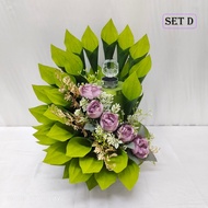 1 SET | GUBAHAN SIAP SIRIH JUNJUNG BEKAS CINCIN/ ARTIFICIAL BETEL LEAF WITH RING SET/ GUBAHAN HANTAR