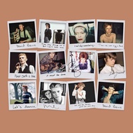 David Bowie Polaroid-Style Stickers – Retro Rock Music Aesthetic Decorative Decals