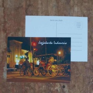 JOGJA INDONESIA POSTCARD ANDONG MALIOBORO