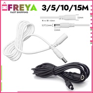12V DC Extension Cable Male To Female Power Supply Cable CCTV Extension Cord 3/5/10/15M