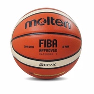 MOLTEN GG7 X - GG7X FIBA COMPETITION PVC LEATHER BASKETBALL SIZE 7 INDOOR OUTDOOR FREE VALVE