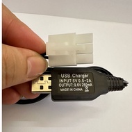 9.6v 3pin USB Charger for Battery Rechargeable Rc Car / Truck