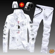 ✦Ready Stock✦ jaket jeans lelaki denim coat 2023 Autumn Men's Korean Denim Jacket A casual match wit